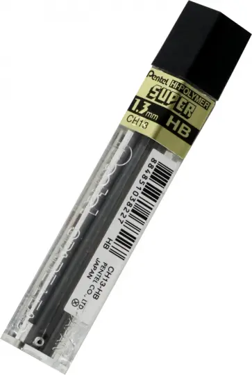 Грифели Hi-Polymer, 1.3 мм, НВ, 8 штук Грифели Hi-Polymer, 1.3 мм, НВ, 8 штук обложка книги