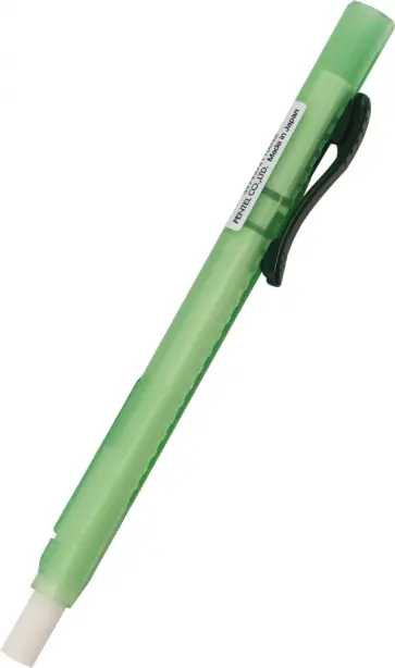 Ластик-карандаш выдвижной Click Eraser 2, зеленый корпус Ластик-карандаш выдвижной Click Eraser 2, зеленый корпус обложка книги