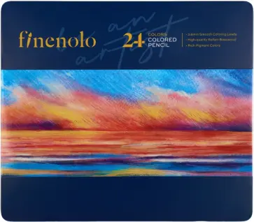 Карандаши цветные Finenolo, 24 цвета обложка книги