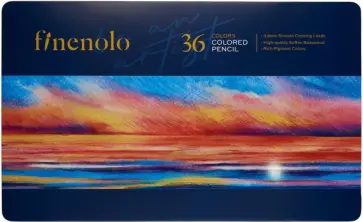 Карандаши цветные Finenolo, 36 цветов обложка книги