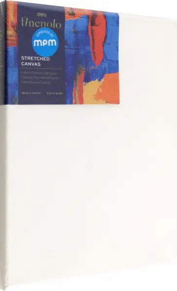 Холст Finenolo на подрамнике, 18х24 см обложка книги