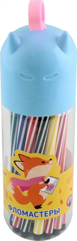 Фломастеры Лисенок, 24 цвета обложка книги