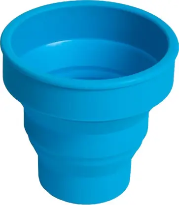 Стакан складной School, голубой обложка книги