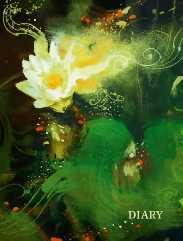 Ежедневник недатированный Пруд с лилиями, А6+, 128 листов Ежедневник недатированный Пруд с лилиями, А6+, 128 листов обложка книги