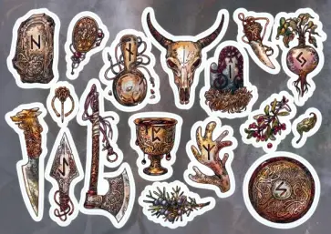 Стикерпак Скандинавский Стикерпак Скандинавский обложка книги