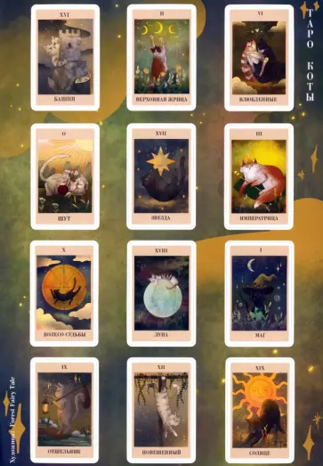 Стикерпак Таро-коты. Шут Стикерпак Таро-коты. Шут обложка книги