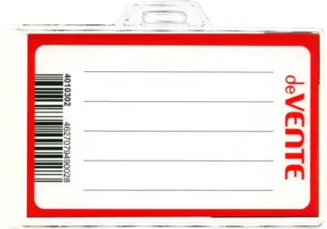 Бейдж прозрачный, с клипом обложка книги