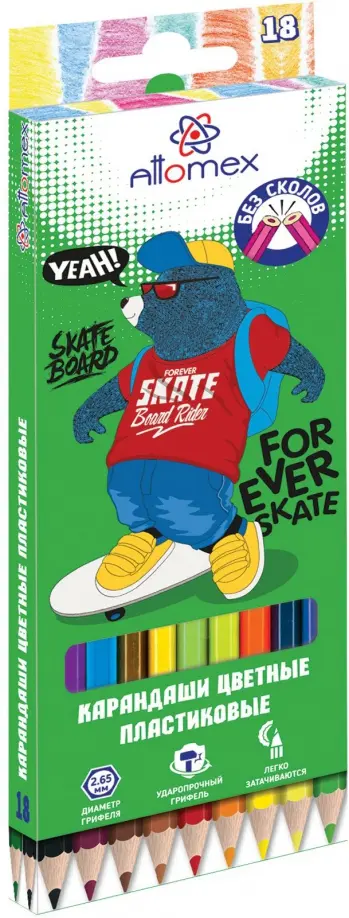 Карандаши цветные Be cool, 18 цветов обложка книги