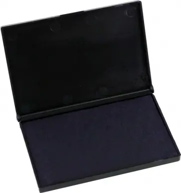 Штемпельная подушка, фиолетовая обложка книги