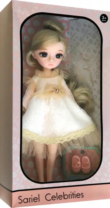 Кукла в бело-золотом платье обложка книги