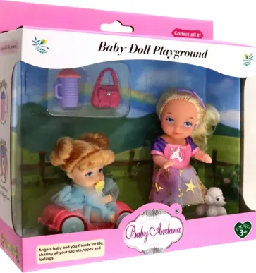 Набор игровой с куклами На прогулке обложка книги