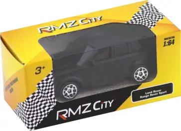 Машина Land Rover Range Rover Sport, черная обложка книги