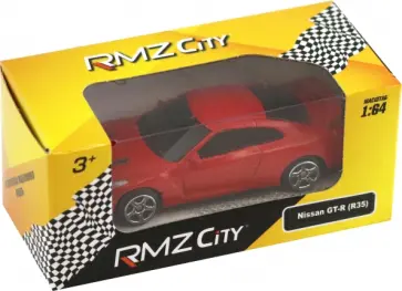 Машина Nissan GTR R35, красная обложка книги