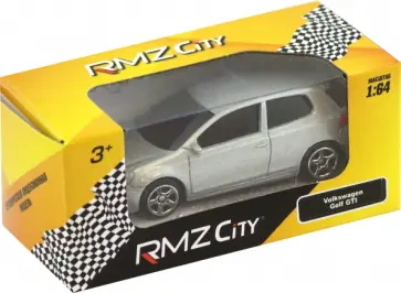 Машина Volkswagen Golf GTI, серебристая обложка книги