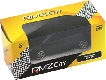 Машина Volkswagen Golf GTI, черная обложка книги