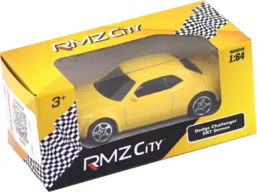 Машина Dodge Challenger SRT Demon, желтая обложка книги