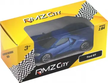 Машина Ford GT 2019, синяя обложка книги