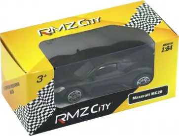 Машина Maserati MC 2020, черная обложка книги