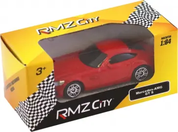 Машина Mercedes-Benz GT S, красная обложка книги