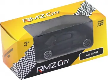 Машина Audi R8 V10, черная обложка книги
