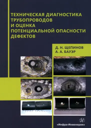 Щепинов, Бауэр - Техническая диагностика трубопроводов и оценка потенциальной опасности дефектов. Учебное пособие обложка книги