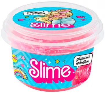 Slime glamour collection clear, розовый Slime glamour collection clear, розовый обложка книги