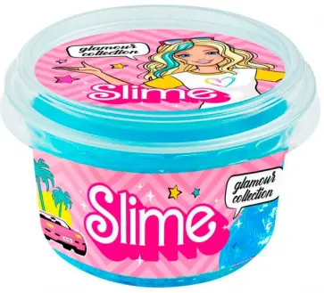 Slime glamour collection clear, голубой Slime glamour collection clear, голубой обложка книги