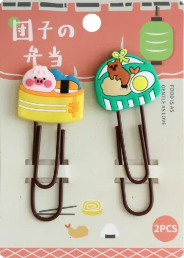 Закладки-скрепки (наб.2шт) FOOD ассортимент обложка книги