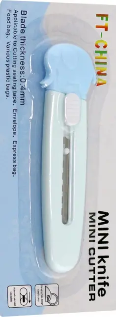 Нож канцелярский детский Животные, в ассортименте обложка книги