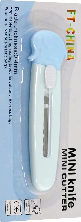 Нож канцелярский детский Животные, в ассортименте обложка книги