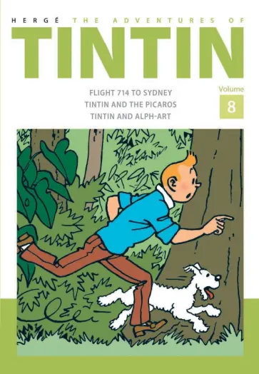 Herge - The Adventures of Tintin. Vol 8. Flight 714 to Sydney. Tintin and the Picros. Tintin and Alph-Art Herge - The Adventures of Tintin. Vol 8. Flight 714 to Sydney. Tintin and the Picros. Tintin and Alph-Art обложка книги