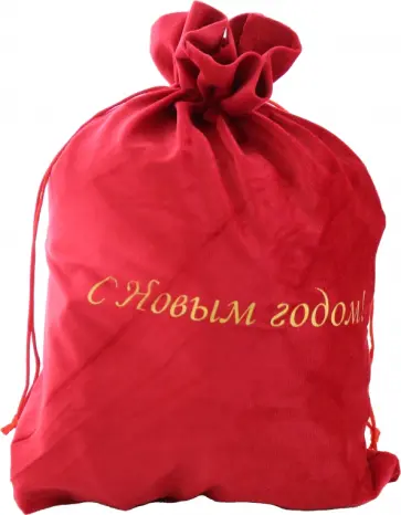 Мешочек из бархата, красный обложка книги