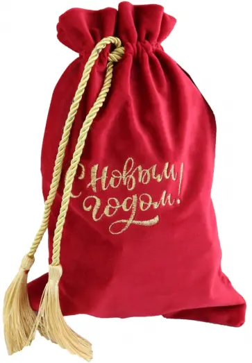 Мешочек из бархата, красный обложка книги