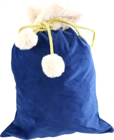 Мешочек из бархата, синий обложка книги