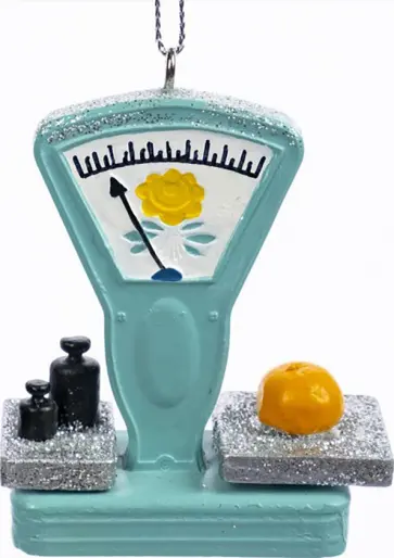 Новогоднее украшение Весы обложка книги