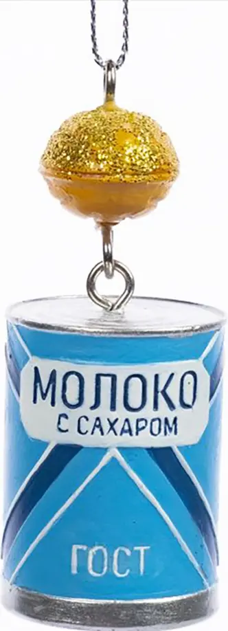 Новогоднее украшение Сгущенка обложка книги