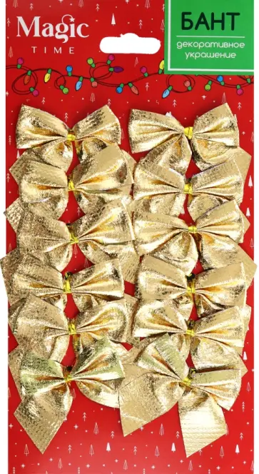 Декоративное украшение Бант, 12 шт. обложка книги