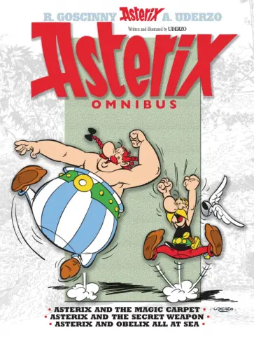 Albert Uderzo - Asterix. Omnibus 10. Asterix and The Magic Carpet. Asterix and The Secret Weapon. Комикс Albert Uderzo - Asterix. Omnibus 10. Asterix and The Magic Carpet. Asterix and The Secret Weapon. Комикс обложка книги