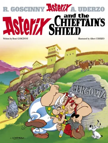 Rene Goscinny - Asterix and The Chieftain's Shield. Комикс Rene Goscinny - Asterix and The Chieftain's Shield. Комикс обложка книги
