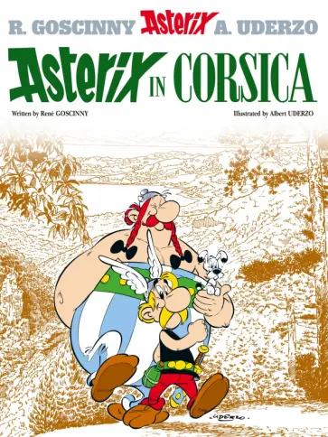 Rene Goscinny - Asterix in Corsica. Комикс Rene Goscinny - Asterix in Corsica. Комикс обложка книги