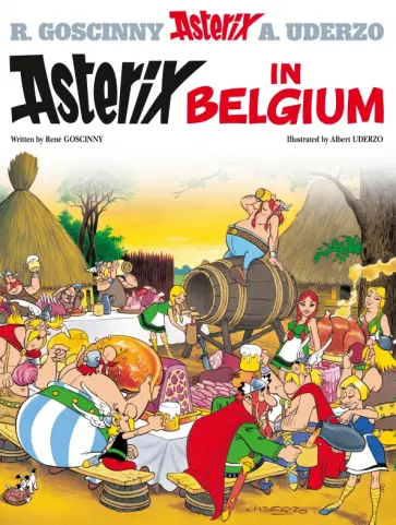 Rene Goscinny - Asterix in Belgium. Комикс Rene Goscinny - Asterix in Belgium. Комикс обложка книги