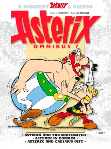 Rene Goscinny - Asterix. Omnibus 7. Asterix and The Soothsayer. Asterix in Corsica. Asterix and Caesar's Gift. Комик обложка книги