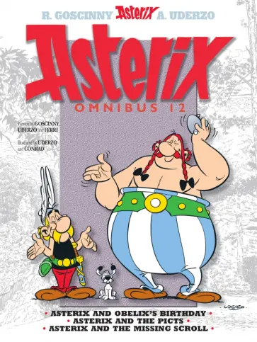 Goscinny, Удерзо - Asterix. Omnibus 12. Asterix and Obelix's Birthday. Asterix and The Picts. Комикс Goscinny, Удерзо - Asterix. Omnibus 12. Asterix and Obelix's Birthday. Asterix and The Picts. Комикс обложка книги