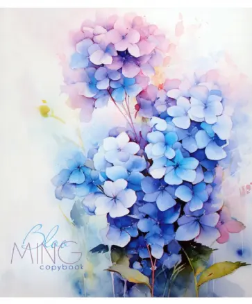 Тетрадь Красивый цветок, 48 линия, линия обложка книги