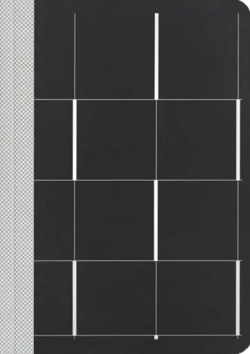 Еженедельник недатированный Black Squares, А5, 56 листов обложка книги
