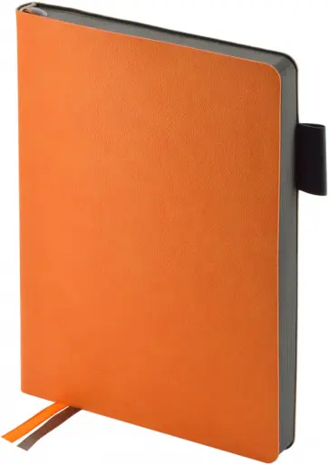 Ежедневник недатированный Boston, оранжевый, А5, 136 листов обложка книги