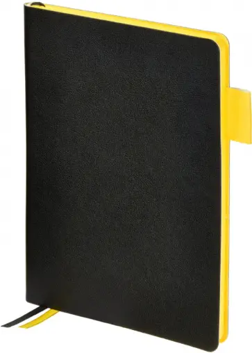 Ежедневник недатированный Boston, черный, А5, 136 листов обложка книги