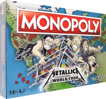 Монополия Metallica на английском языке Монополия Metallica на английском языке обложка книги