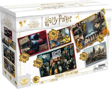 Пазл Гарри Поттер. 5 в 1 Пазл Гарри Поттер. 5 в 1 обложка книги