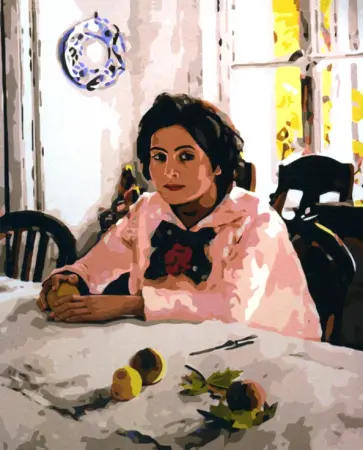 Картина по номерам на холсте с подрамником Девочка с персиками. Валентин Серов обложка книги